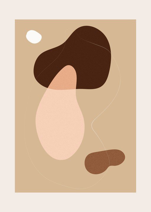 Abstract Female Portrait Minimalist Line Art