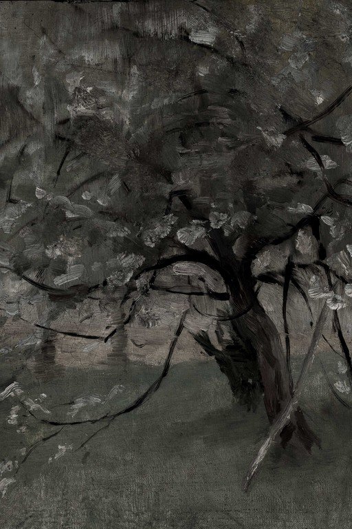 Dark, Moody Tree Painting