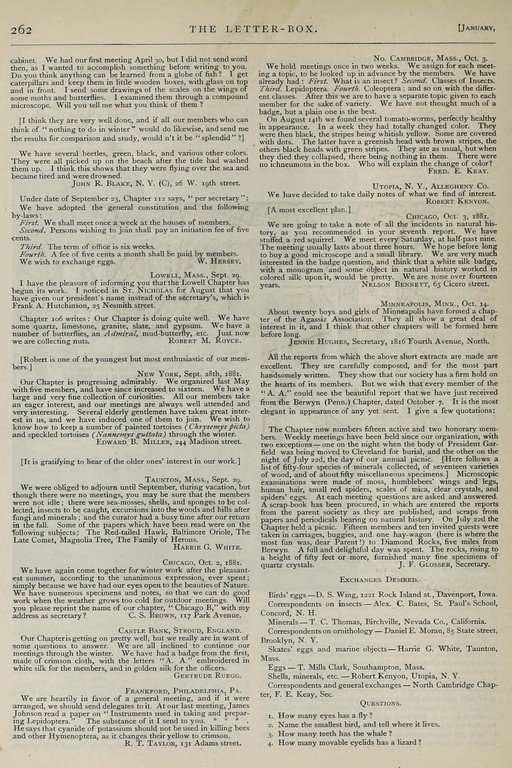 19th Century "The Letter-Box" Publication Featuring Natural History Notes