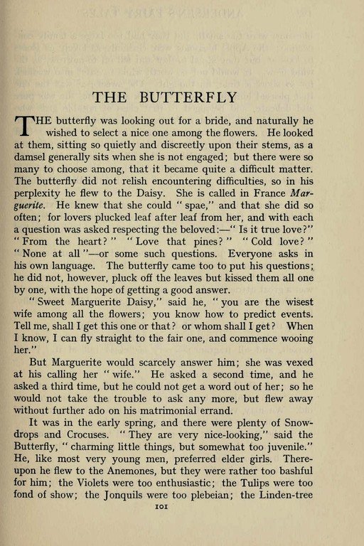 The Butterfly: A Story of Love and Courtship