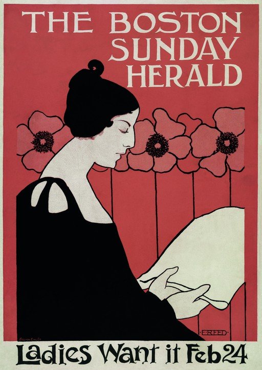 Boston Sunday Herald "Ladies Want It" Poster
