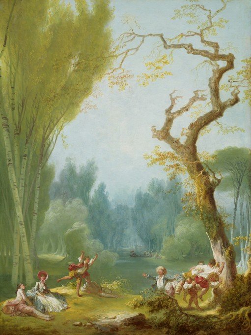 Fête Galante in a Verdant Landscape