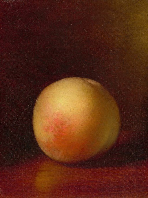 Still Life Peach Painting