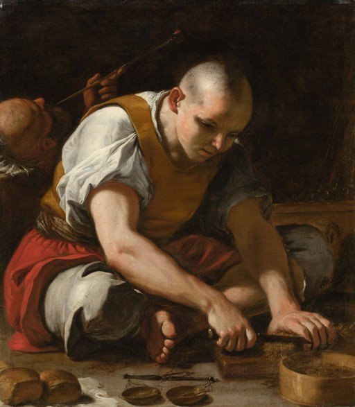 Young Man Preparing Tobacco
