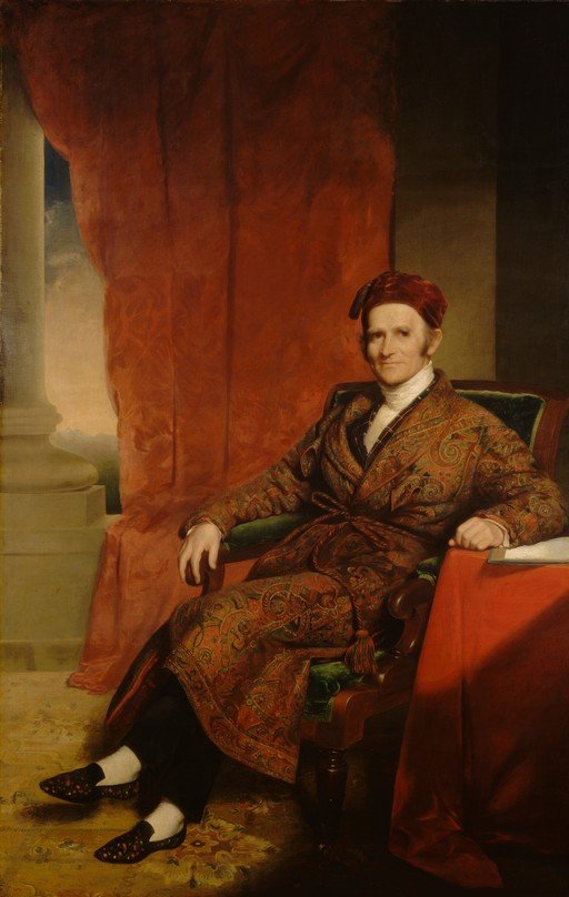 Portrait of a Gentleman in a Paisley Robe