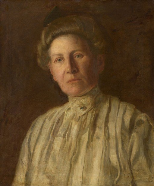 Portrait of a Woman in a White Blouse