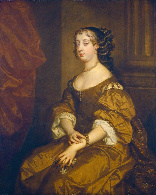 Portrait of a Woman in a Golden Gown