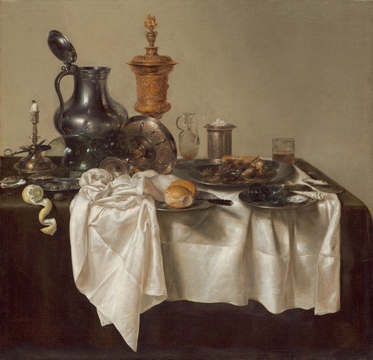 Still Life with a Pewter Jug and a Lobster
