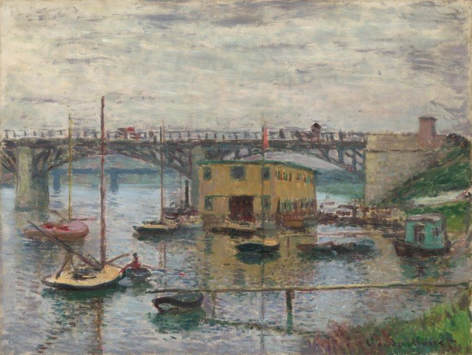 Boats on the Seine near Asnières