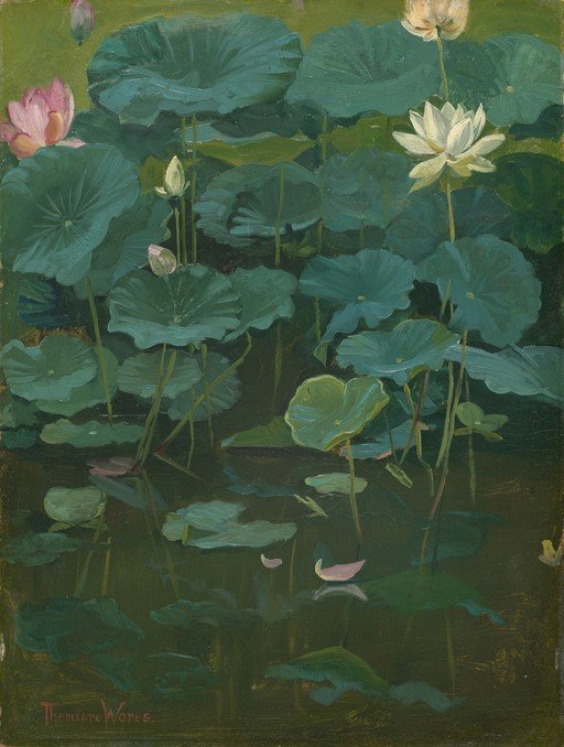 Lotus Pond Painting