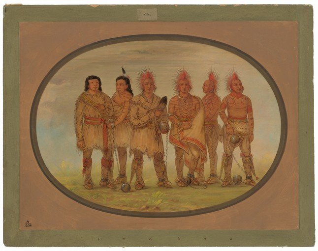 Indigenous Men in Traditional Attire