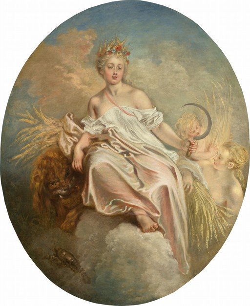 Allegory of Summer with Ceres and Putti