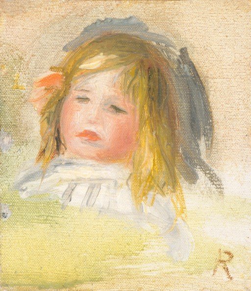 Impressionist Portrait of a Young Girl