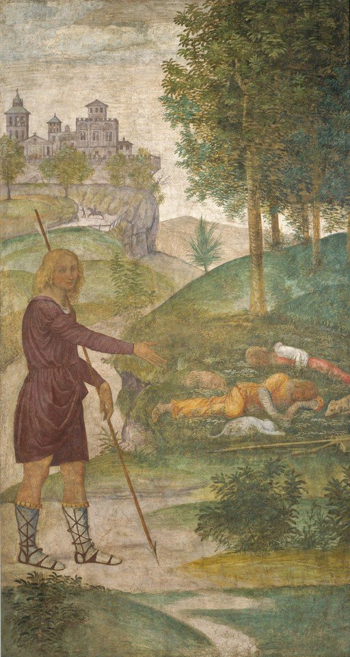 David and Goliath Fresco