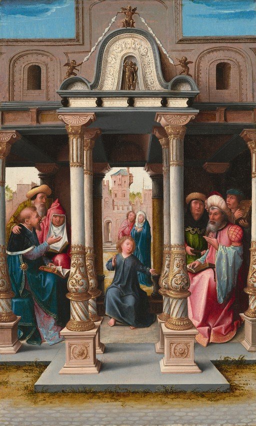 Jesus Teaching in the Temple