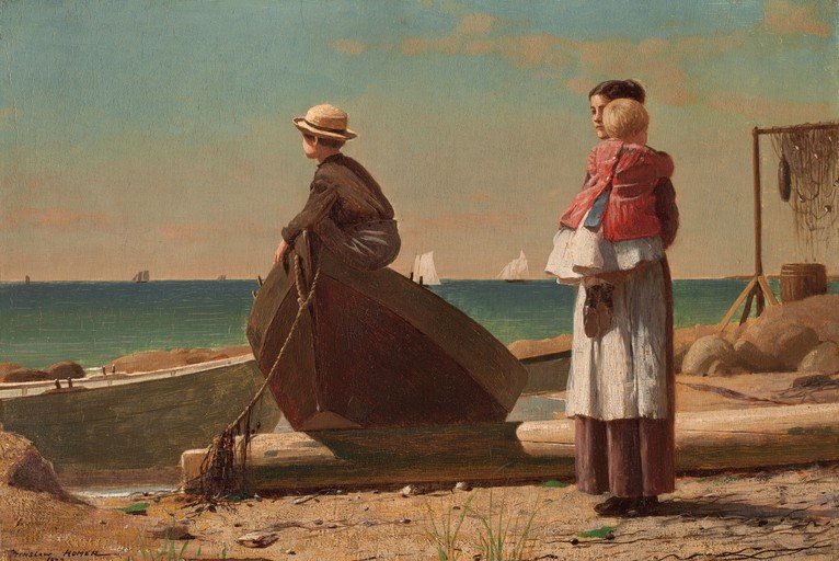 Winslow Homer's 'The Herring Net' Depicts Coastal Life