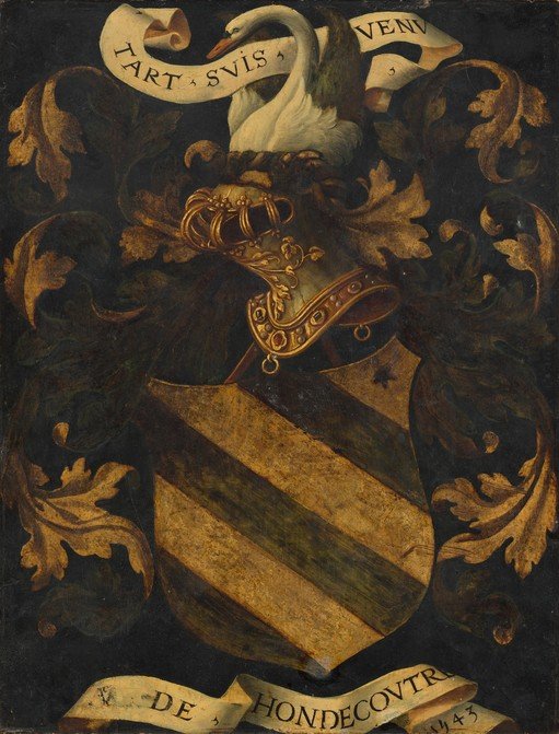 Coat of Arms with Swan and Shield