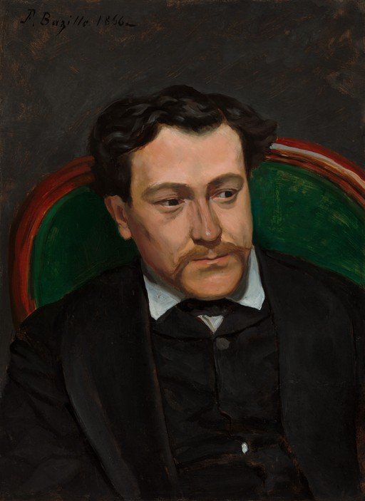 Portrait of a Man in a Black Suit