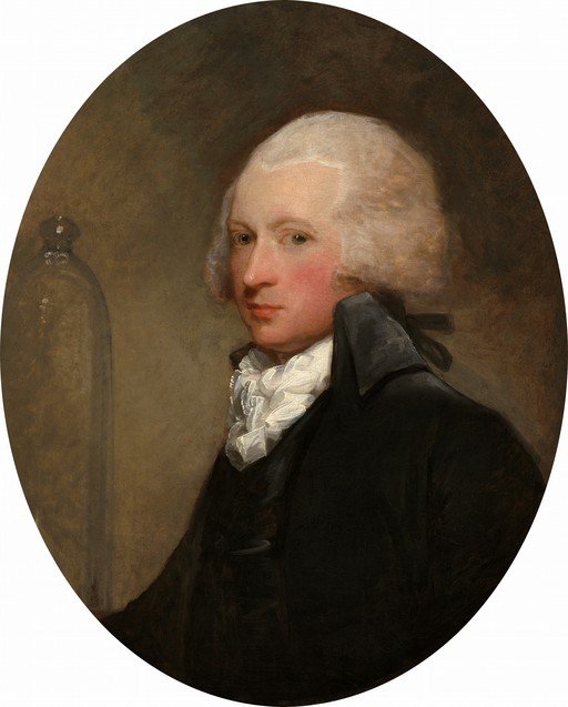 Portrait of a Gentleman in a Black Coat and White Cravat