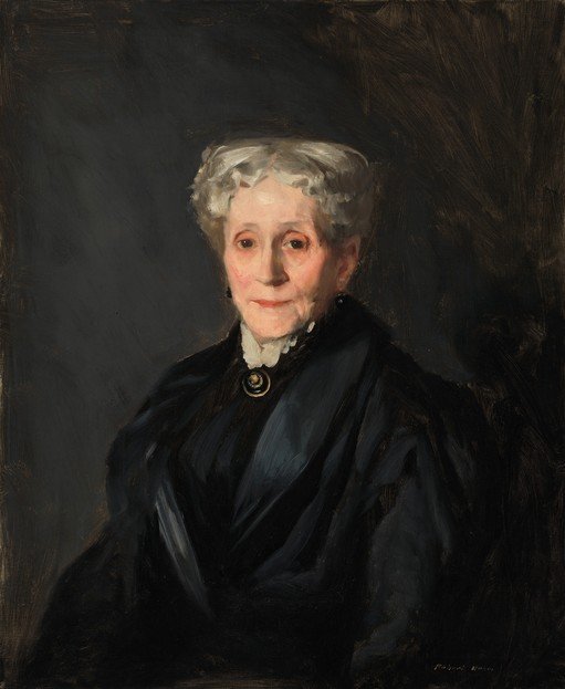 Portrait of a Woman in a Dark Dress