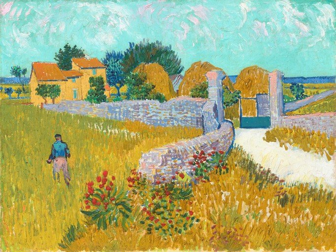 The Farmhouse at Auvers by Vincent van Gogh