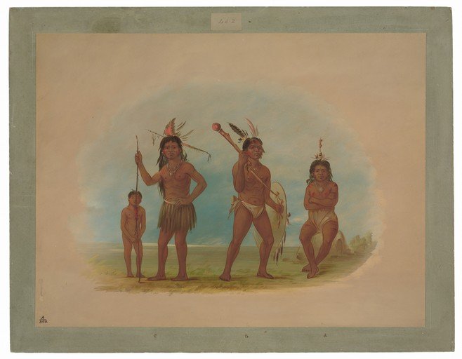 Indigenous People in Traditional Attire