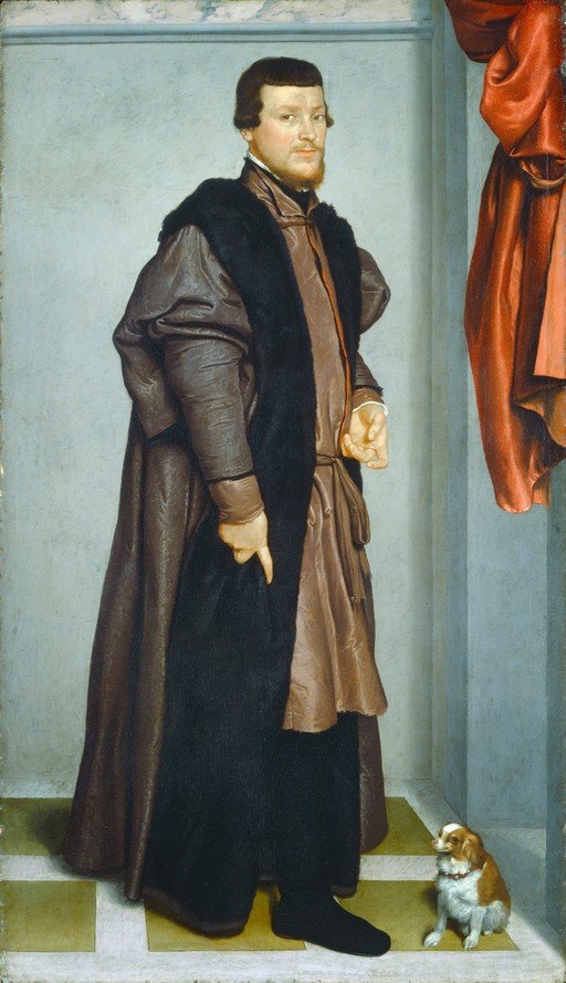 Portrait of a Man with a Dog