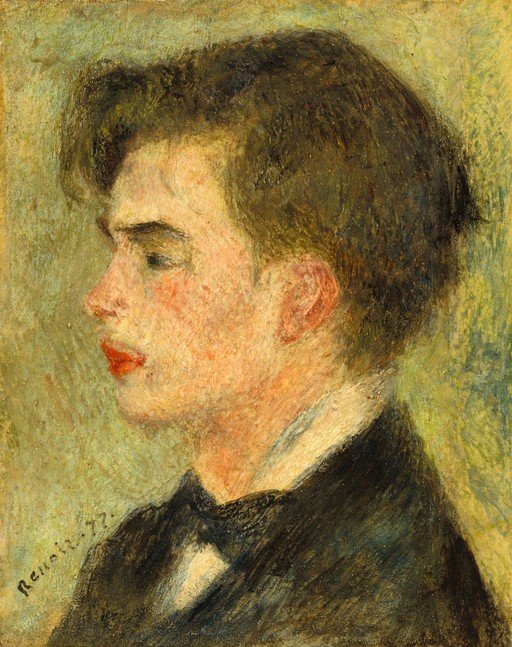 Portrait of a Young Man in Profile