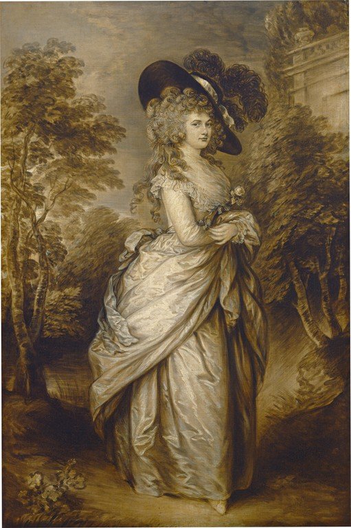 Portrait of a Lady in a Garden