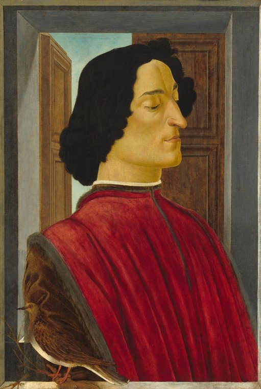 Portrait of a Man with a Bird