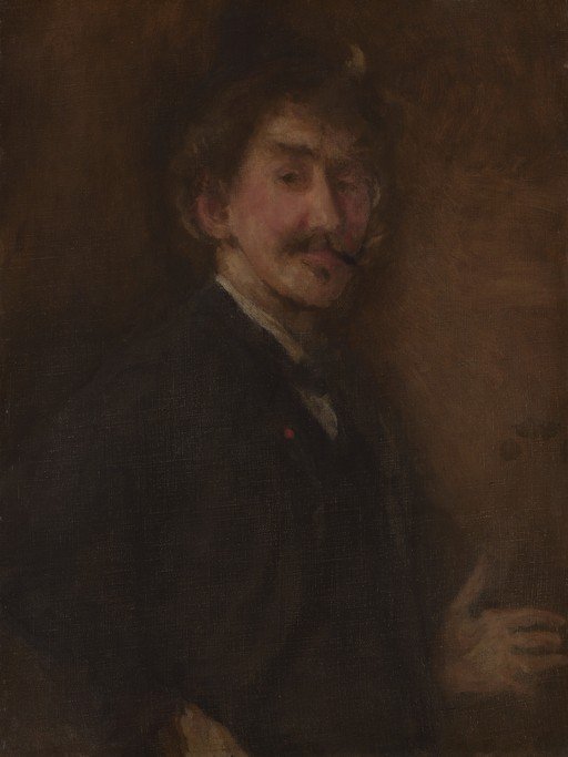 Self-Portrait with Pipe