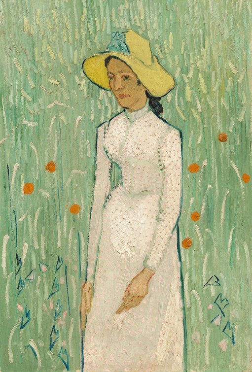 Woman in a Straw Hat