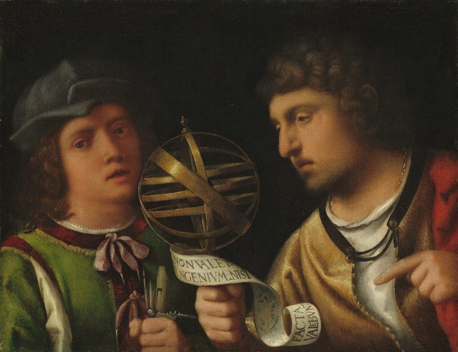 Two Men with an Armillary Sphere
