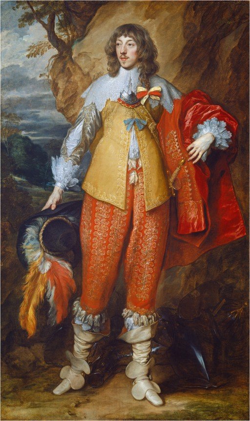 Portrait of a Nobleman in Elaborate 17th-Century Attire