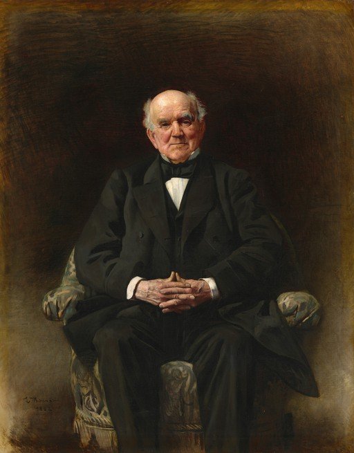 Portrait of an Elderly Gentleman in a Dark Suit
