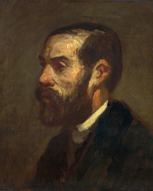 Portrait of a Bearded Man in Profile