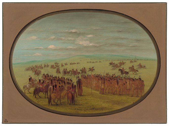 Native American Gathering on the Plains