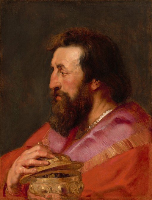 Portrait of a Man Holding a Jeweled Box