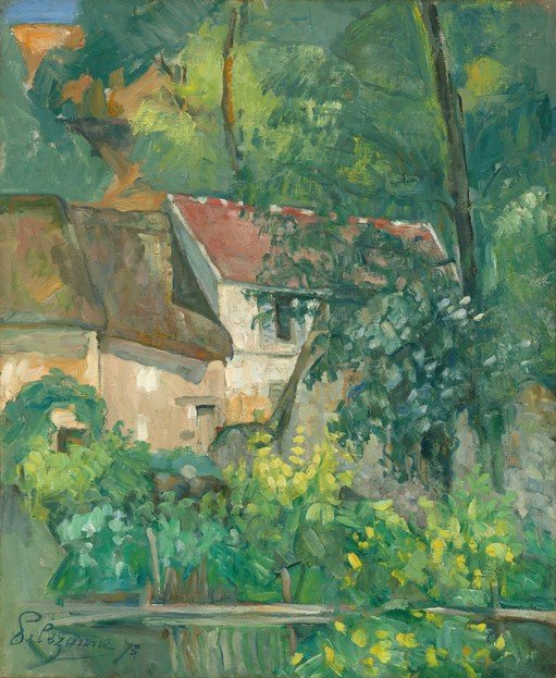 Impressionist Landscape with House and Garden