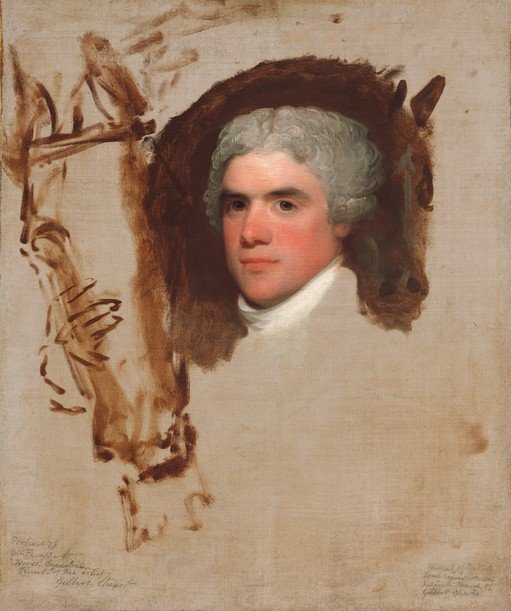 Portrait of a Man with a Horse Sketch
