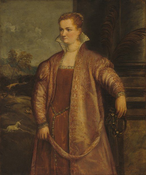 Portrait of a Lady with a Unicorn