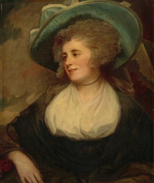 Portrait of a Woman in a Large Hat