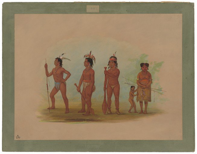 Indigenous People in Traditional Attire