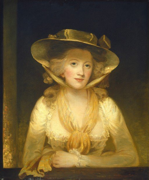 Portrait of a Woman in a Straw Hat