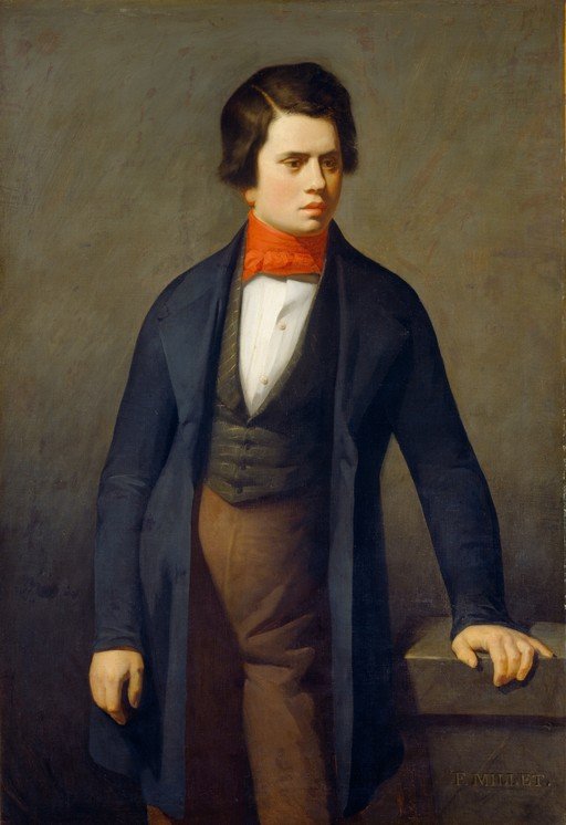 Portrait of a Young Man in Formal Attire
