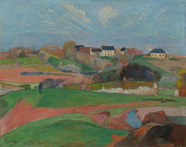 Breton Landscape with Figures