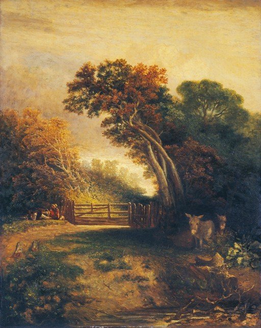 Pastoral Landscape with Figures and Animals