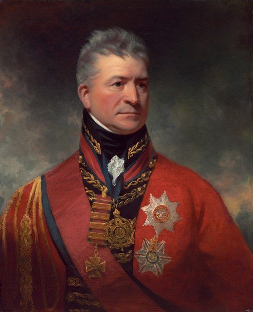Portrait of a Distinguished Military Officer in Uniform