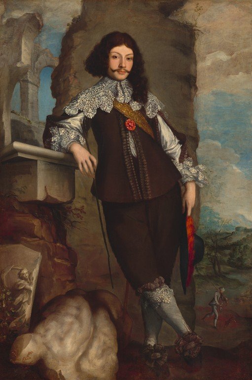Portrait of a Man in Elaborate 17th-Century Attire