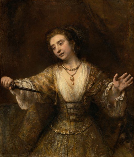 Woman Holding a Dagger